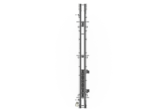 Chain conveyor for clean room Top side
