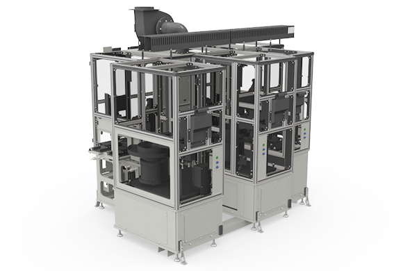 インシュレータ・Z端子組付機 背面/右側面