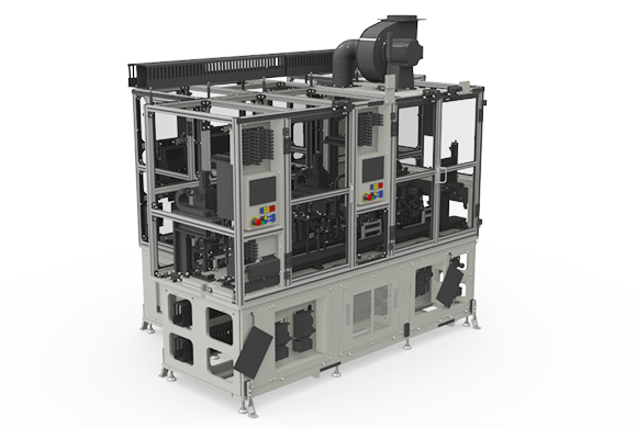 インシュレータ・Z端子組付機 前面/左側面