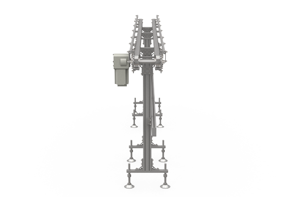 Stock conveyor for clean room (narrow) Front