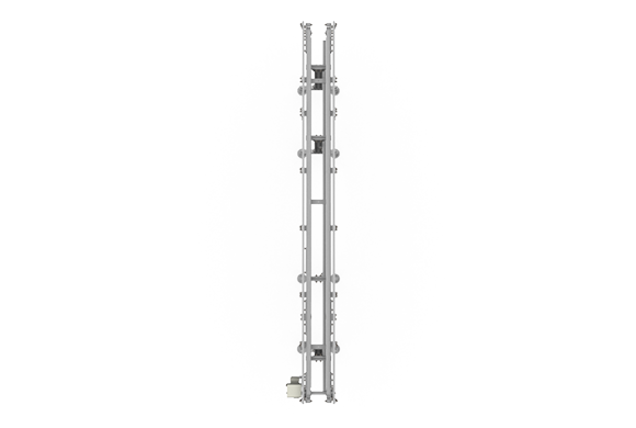 Stock conveyor for clean room (narrow) Top side