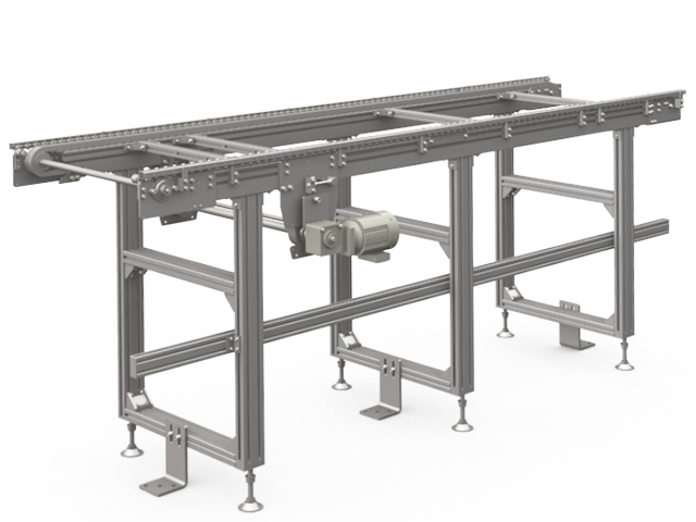 Stock conveyor for clean room (wide)