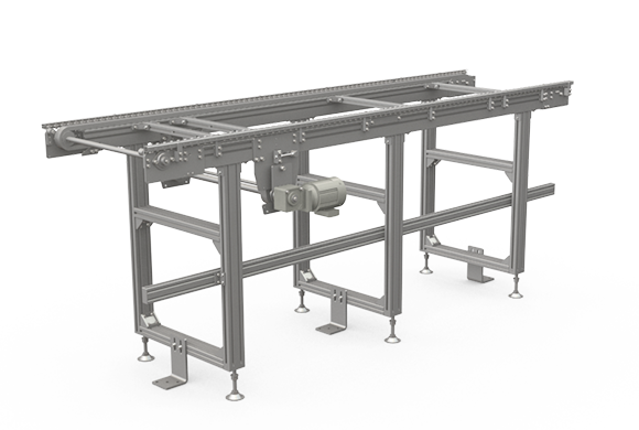 Stock conveyor for clean room (wide)