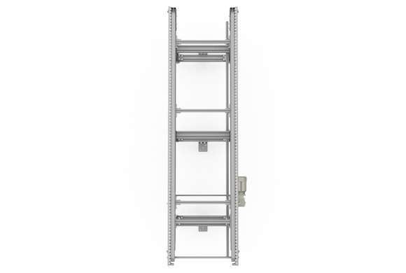 Stock conveyor for clean room (wide) Top side
