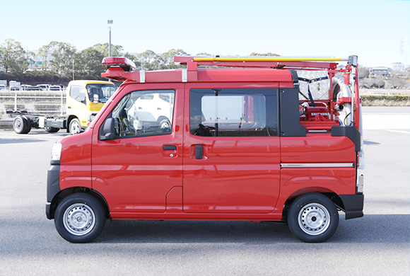 軽消防車 サイド