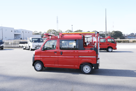 軽消防車 サイド
